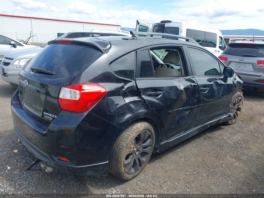 2014 SUBARU IMPREZA VIN JF1GPAU6XE8268616 nuotrauka 4