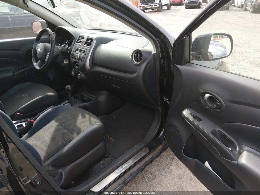 2012 Nissan Versa 1.6 1.6 Sv black Lot 111045267917 Vin 3N1CN7AP3CL864599