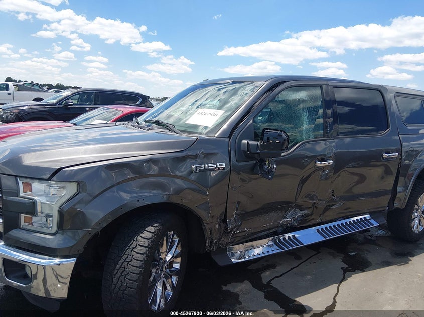 2016 Ford F-150 Lariat VIN: 1FTEW1EG9GKD07908 Lot: 45267930