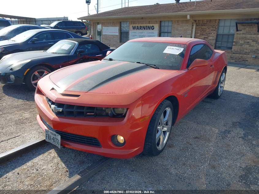 2010 Chevrolet Camaro, Front End, IAAI, VIN 2G1FT1EW2A9150177 — photo 2