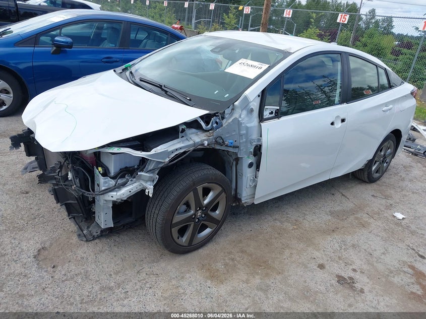 Vin: jtdkamfu2m3139896, lot: 45765834, toyota prius xle 20212