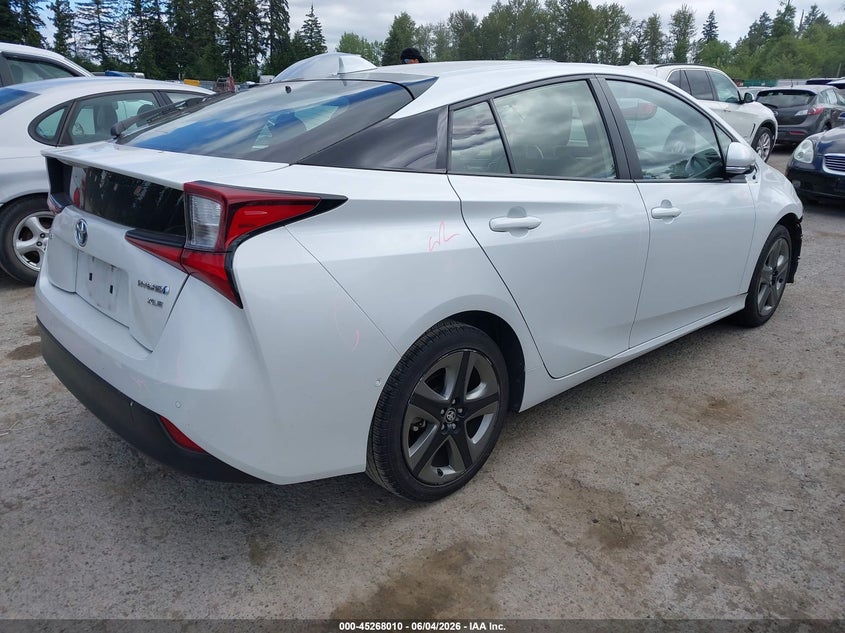 Vin: jtdkamfu2m3139896, lot: 45765834, toyota prius xle 20214