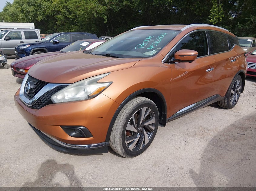 2017 Nissan Murano Platinum 5N1AZ2MH4HN103566 photo 1