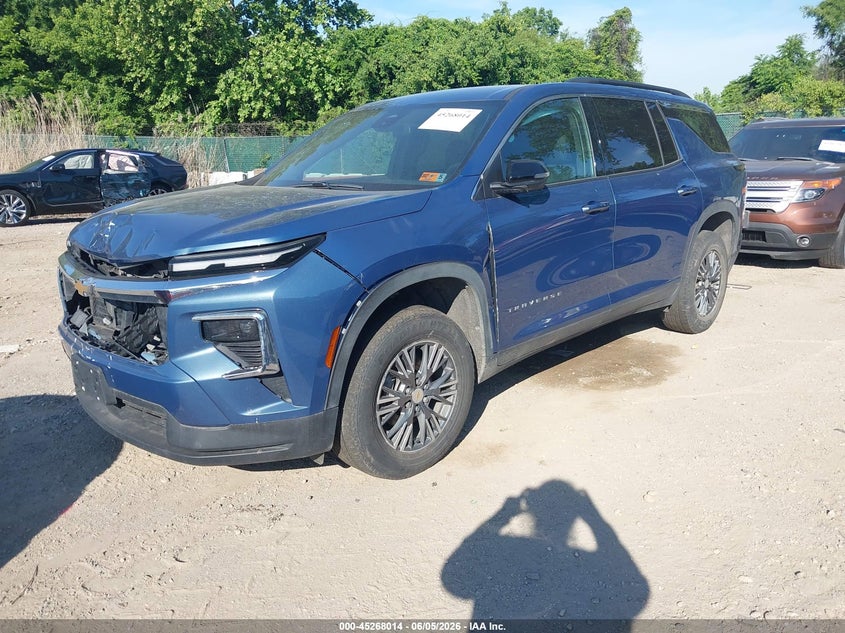 Vin: 1gnergks9rj173694, lot: 45765838, chevrolet traverse fwd lt 20242
