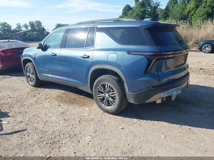 Vin: 1gnergks9rj173694, lot: 45765838, chevrolet traverse fwd lt 20243