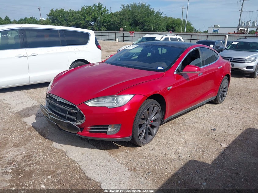 2016 TESLA MODEL S auction photo 2