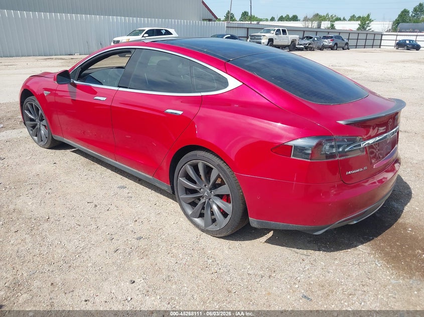 2016 TESLA MODEL S auction photo 3