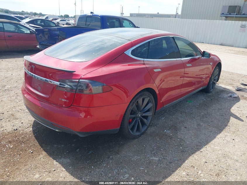 2016 TESLA MODEL S auction photo 4