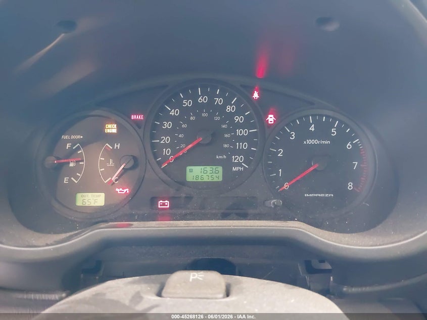 2007 Subaru Impreza 2.5I VIN: JF1GD61667G511096 Lot: 45268126