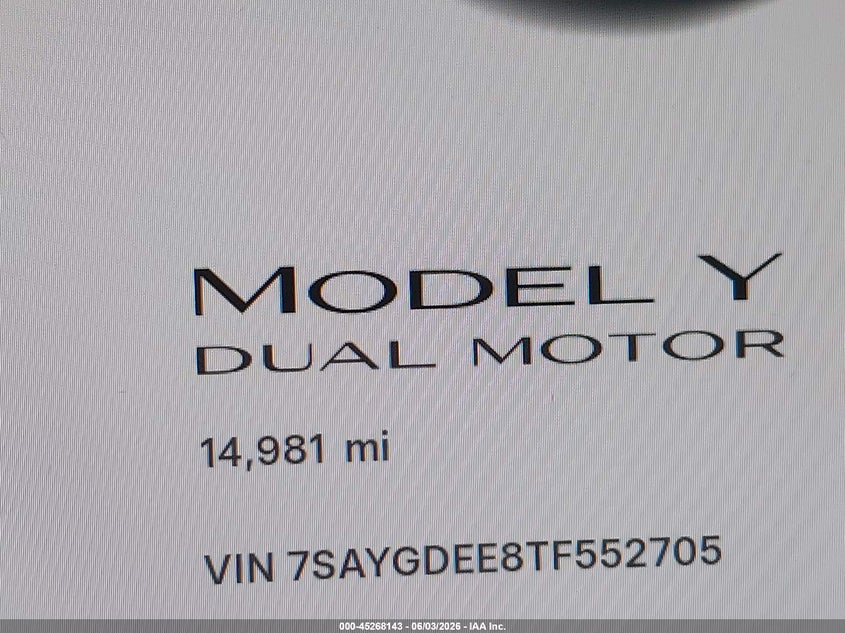 2026 TESLA MODEL Y ALL-WHEEL DRIVE/LONG RANGE LAUNCH SERIES/PREMIUM ALL-WHEEL DRIVE · Фото 14