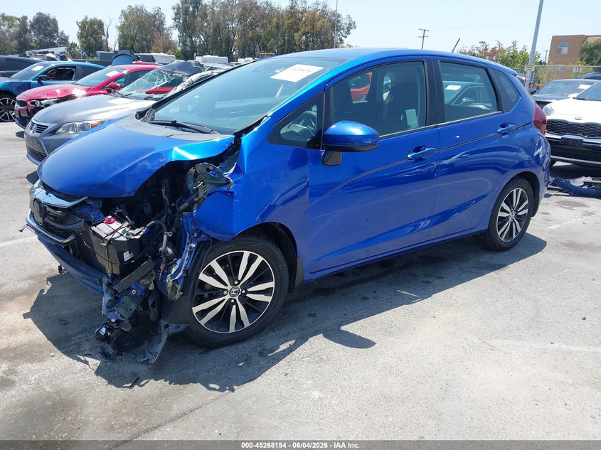 Vin: 3hggk5h88km717781, lot: 45765978, honda fit ex 20192