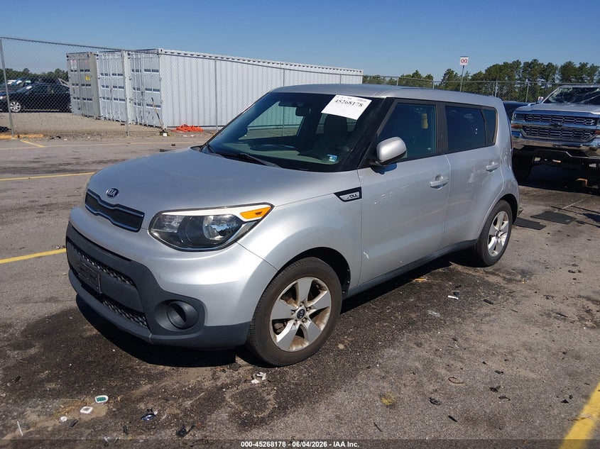 Vin: kndjn2a25k7684037, lot: 45766002, kia soul 20192