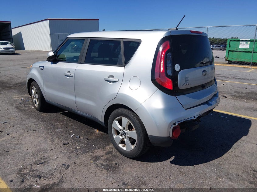 Vin: kndjn2a25k7684037, lot: 45766002, kia soul 20193