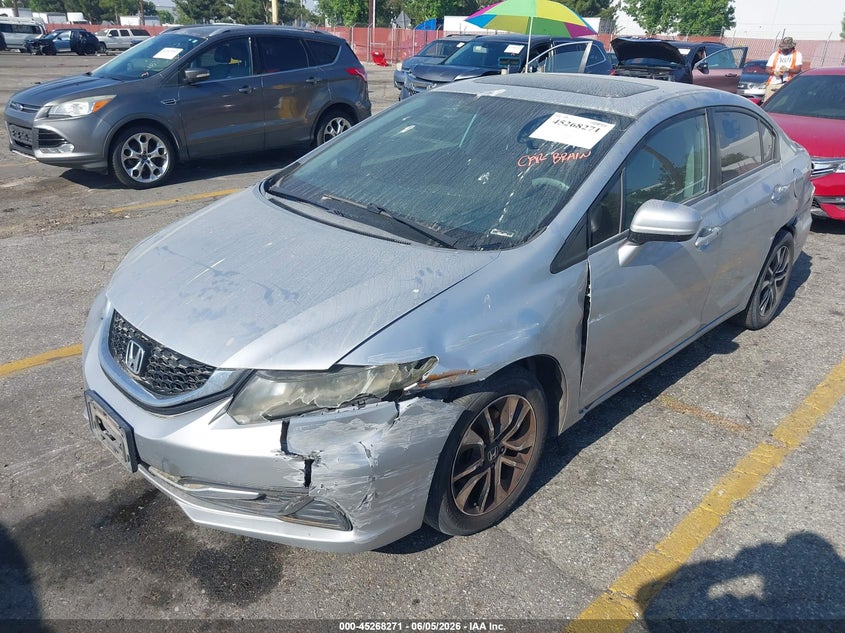 Vin: 2hgfb2f89fh563891, lot: 45766095, honda civic ex 20152