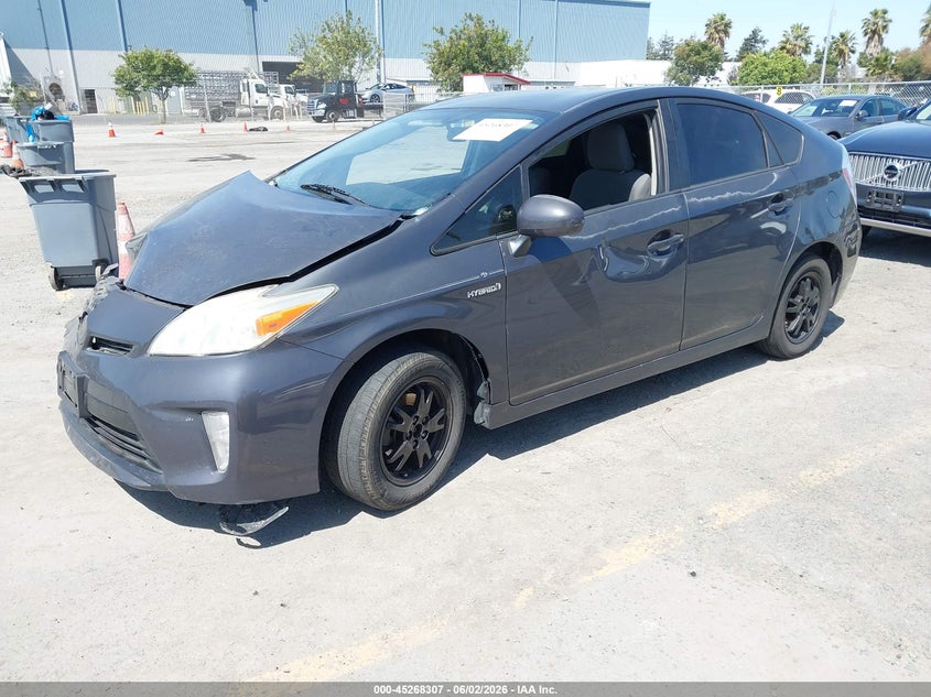 Vin: jtdkn3du5c1536496, lot: 45766131, toyota prius two 20122
