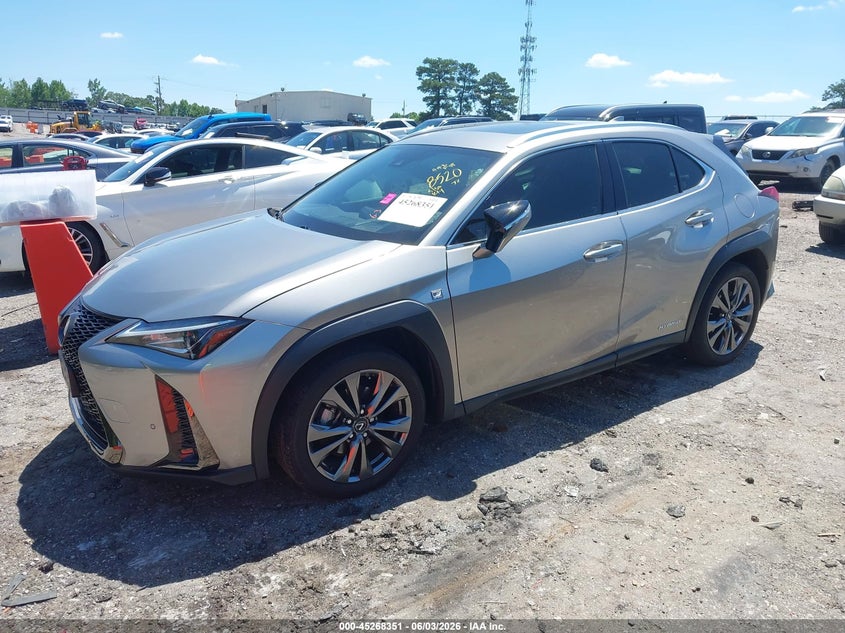 Vin: jthr9jbh2m2048520, lot: 45766175, lexus ux 250h f sport 20212