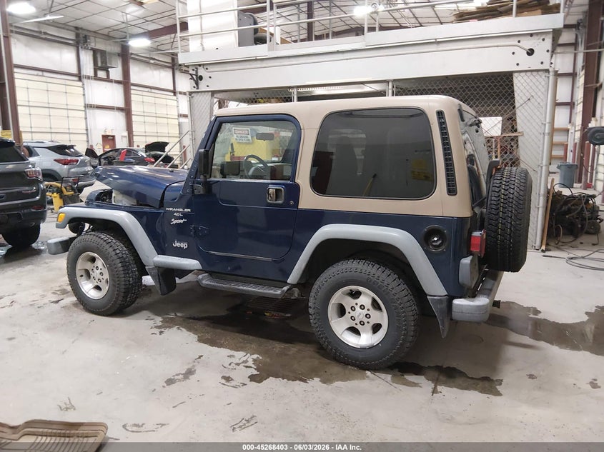 2000 Jeep Wrangler Sport VIN: 1J4FA49S4YP795392 Lot: 45268403