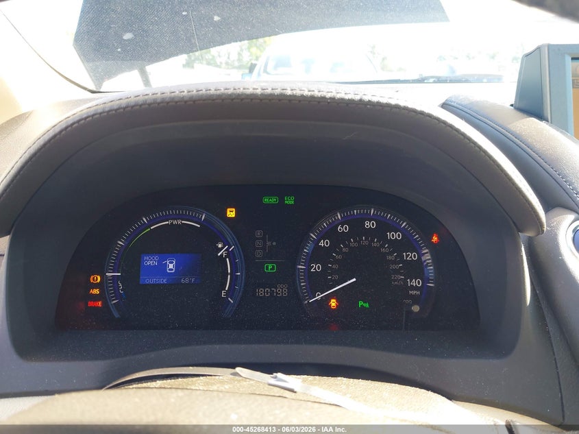 2010 Lexus Hs 250H Premium VIN: JTHBB1BA9A2002591 Lot: 45268413