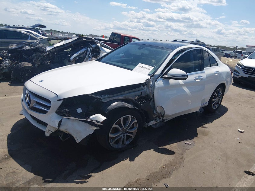 2017 Mercedes-Benz C 300 4matic 55SWF4KB8HU228063 photo 1
