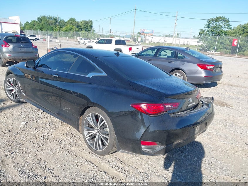 Vin: jn1ev7kk5mm410423, lot: 45766274, infiniti q60 luxe 20213