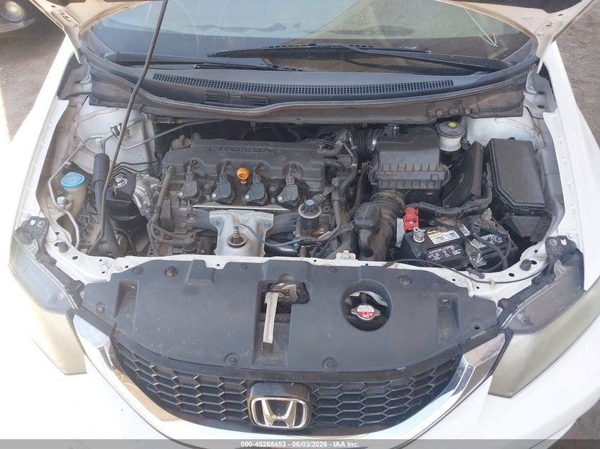 2013 HONDA CIVIC SEDAN 1.8L I-4 VVT, 140HP