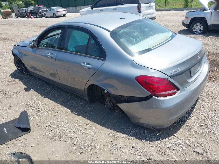 Vin: 55swf4kb1fu002041, lot: 45766286, mercedes-benz c 300 4matic/luxury 4matic/sport 4matic 20153