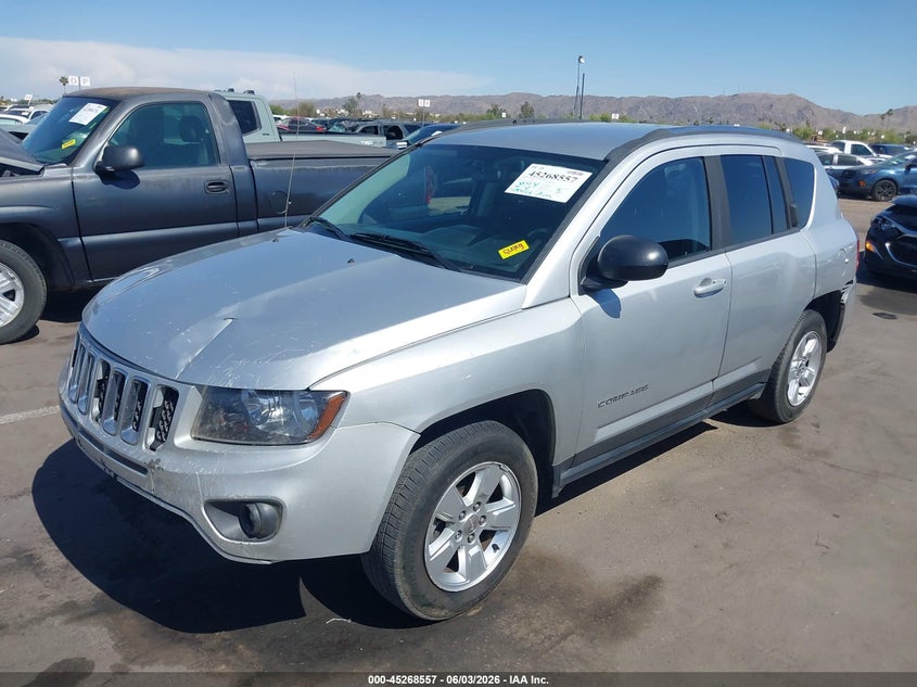 Vin: 1c4njcba6ed594975, lot: 45766381, jeep compass sport 20142