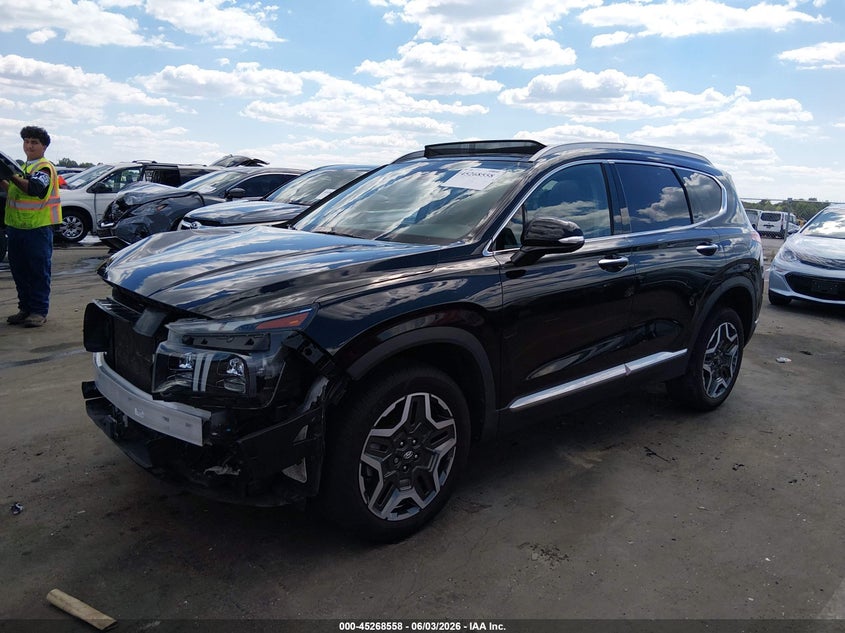 Vin: 5nms4dalxnh478690, lot: 45766382, hyundai santa fe limited 20222