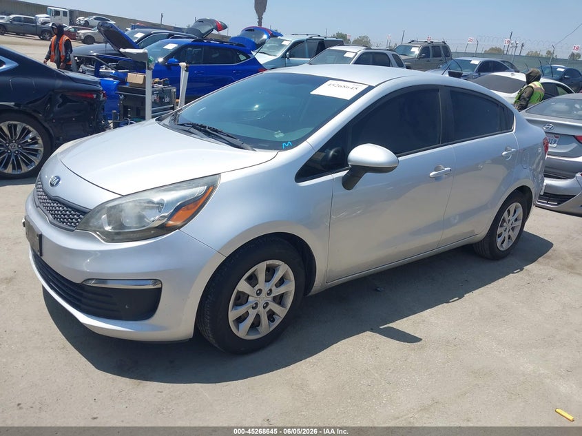 Vin: knadm4a39h6025913, lot: 45766469, kia rio lx 20172