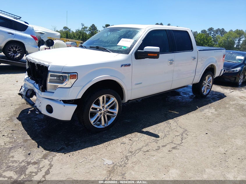 Vin: 1ftfw1et8dfa99798, lot: 45766506, ford f-150 limited 20132
