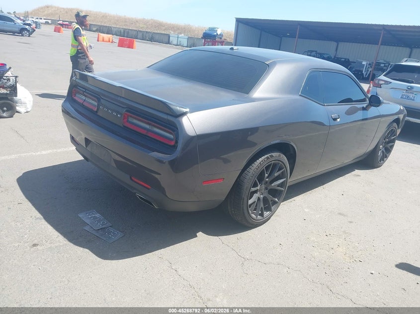 Vin: 2c3cdzag6fh811506, lot: 45766616, dodge challenger sxt 20154