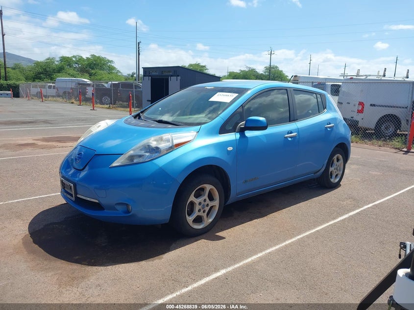 Vin: jn1az0cp4bt005516, lot: 45766663, nissan leaf sl 20112