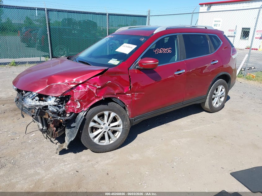Vin: 5n1at2mv0gc774296, lot: 45766680, nissan rogue sv 20162
