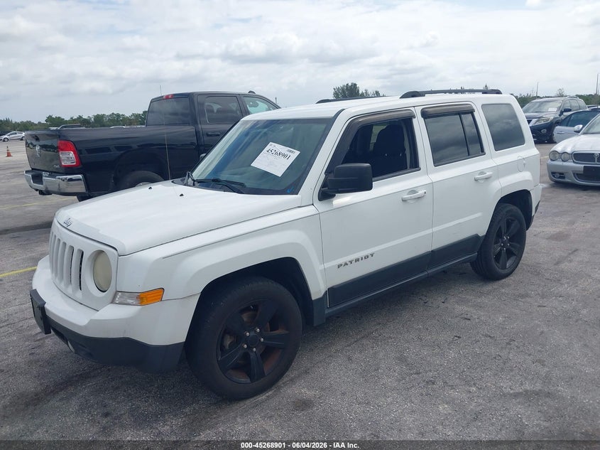 Vin: 1c4njpfa3ed772634, lot: 45766725, jeep patriot latitude 20142