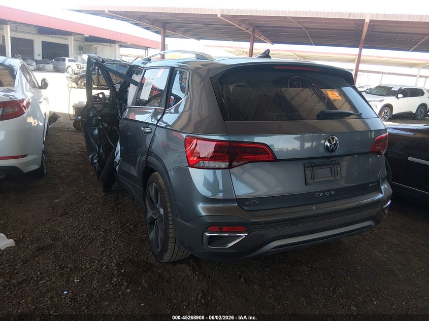 2022 VOLKSWAGEN TAOS auction photo 3