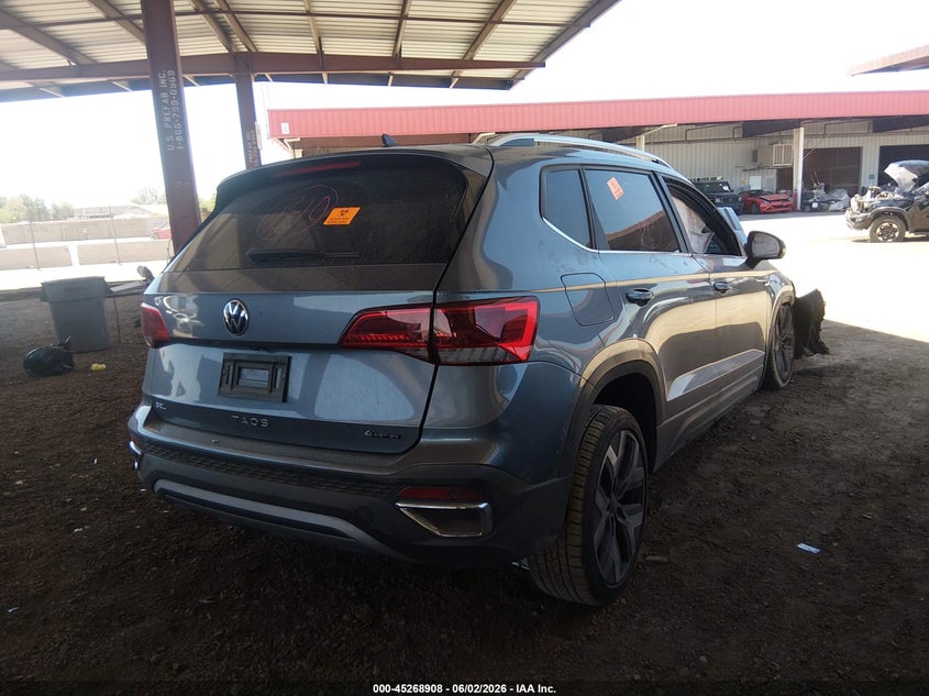 2022 VOLKSWAGEN TAOS auction photo 4