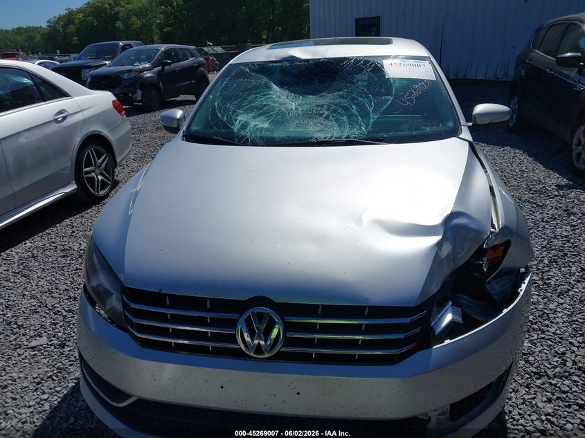2013 Volkswagen Passat 2.0L Tdi Se VIN: 1VWBN7A30DC080106 Lot: 45269007