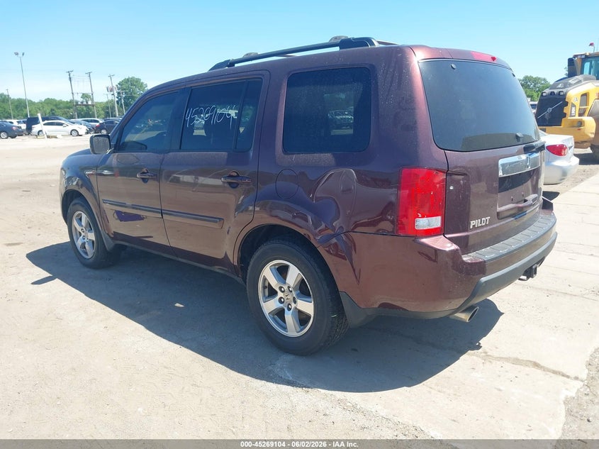 Vin: 5fnyf4h61ab013800, lot: 45766928, honda pilot ex-l 20103