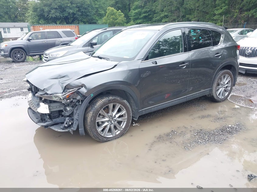 Vin: jm3kfbayxm0317269, lot: 45767085, mazda cx-5 grand touring reserve 20212