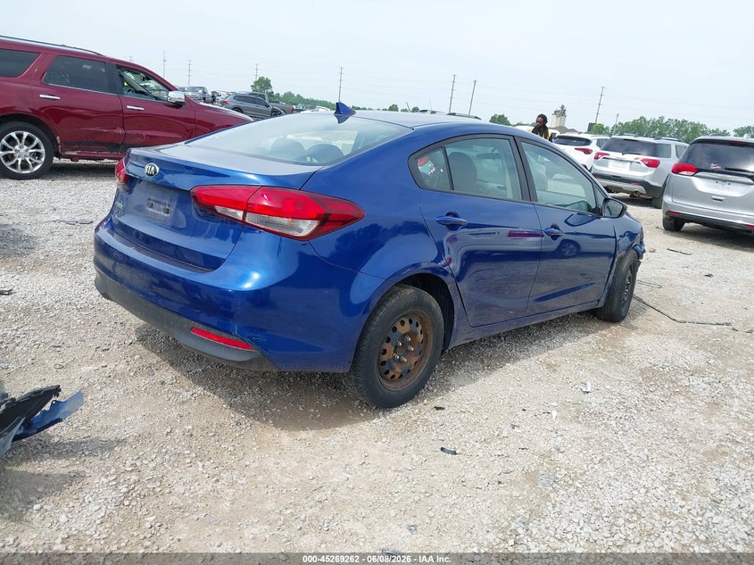 Vin: 3kpfk4a7xhe159019, lot: 45767086, kia forte lx 20174