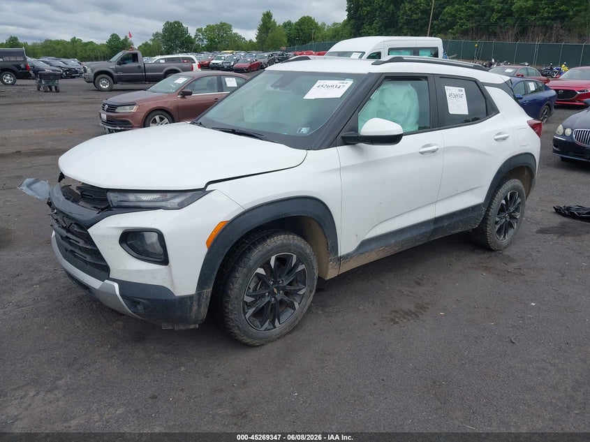 Vin: kl79mrsl0pb001300, lot: 45767171, chevrolet trailblazer awd lt 20232