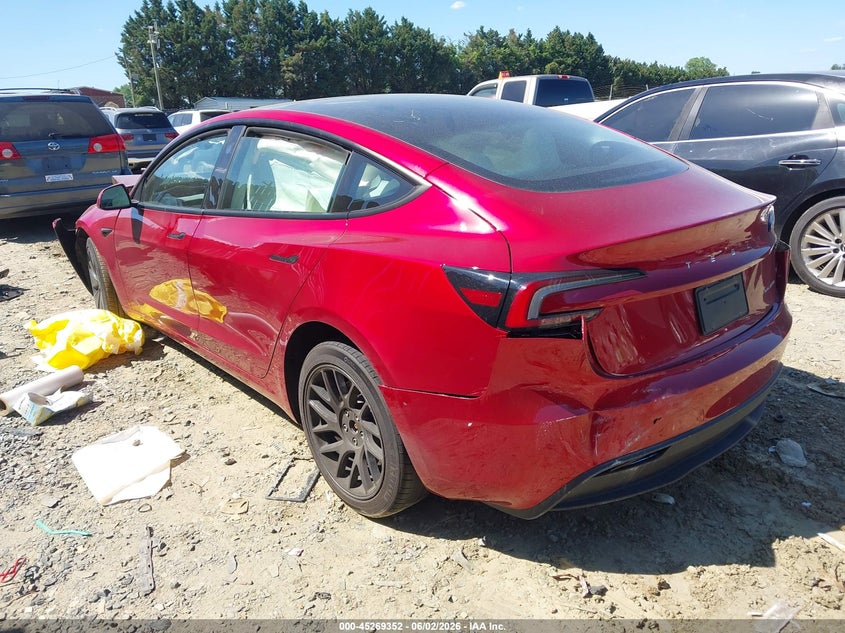 Vin: 5yj3e1eb7sf925703, lot: 45767176, tesla model 3 long range all-wheel drive 20253