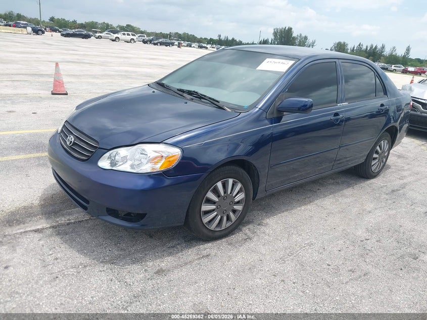 2003 Toyota Corolla Le JTDBR32E730034661 photo 1