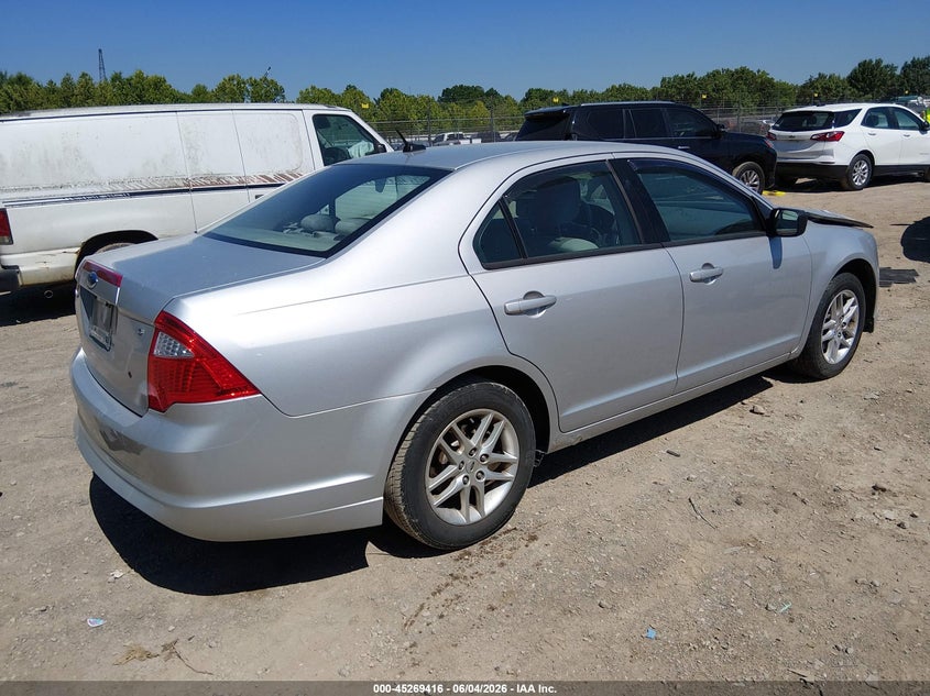 Vin: 3fahp0ga4ar213411, lot: 45767240, ford fusion s 20104