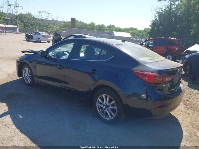 Vin: jm1bm1w79g1300230, lot: 45767278, mazda mazda3 i touring 20163