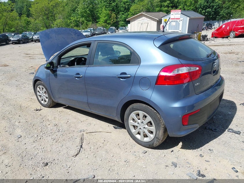 Vin: knadm5a34g6634220, lot: 45767288, kia rio lx 20163
