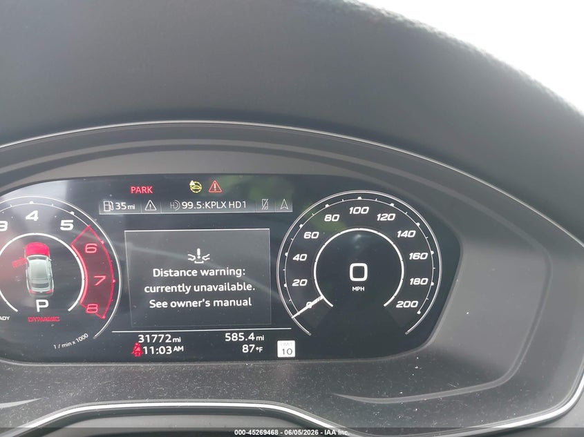 2025 Audi Rs 5 Sportback Tfsi Quattro Tiptronic VIN: WUAAWCF56SA901512 Lot: 45269468