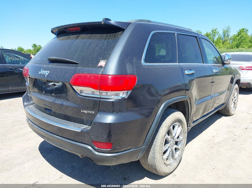 Vin: 1c4rjfbg6fc609649, lot: 45767317, jeep grand cherokee limited 20154