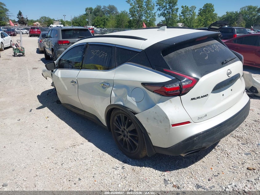Vin: 5n1az2bs2pc119130, lot: 45767330, nissan murano sv intelligent awd 20233