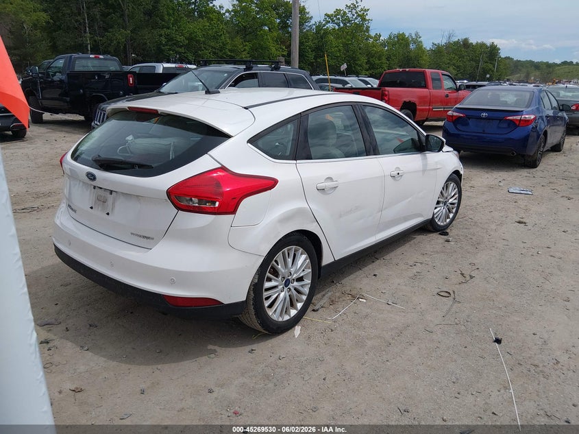 Vin: 1fadp3n20hl291477, lot: 45767354, ford focus titanium 20174